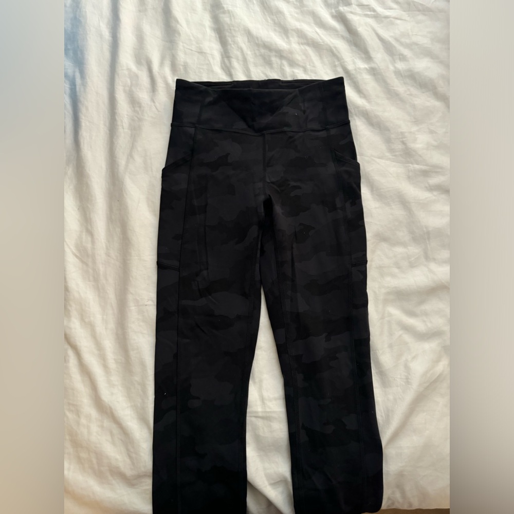 Lululemon Invigorate tight camo size 6